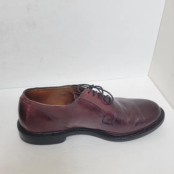 ALLEN EDMONDS OXBLOOD PARK AVENUE 1431 Leather Oxfords Dress Shoes Size 10.5